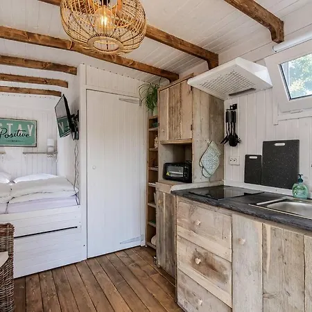 Tiny House In Ons Tuintje - Aan Zee Шале *