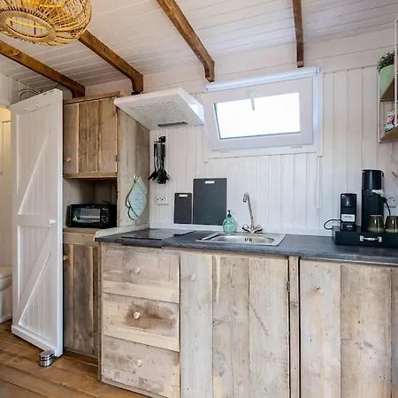 Tiny House In Ons Tuintje - Aan Zee Шале *